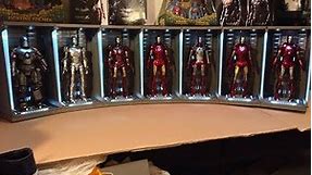 Iron Man 3 Hot Toys Hall Of Armor 7 Pack 1/6 Scale Collectible Movie Diorama Review
