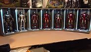 Iron Man 3 Hot Toys Hall Of Armor 7 Pack 1/6 Scale Collectible Movie Diorama Review
