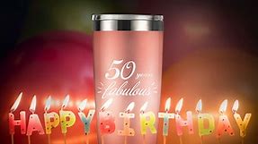 50 Years Fabulous - Gag 50th Birthday Gifts for Women