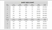 How To Use A Size Chart When Ordering Shirts Online