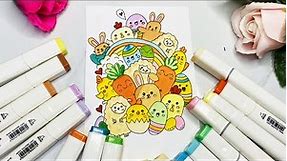 Doodle Color Art 2021 | How To Color Doodles | Easy Doodles for beginner's