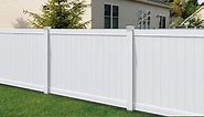 Veranda Pro Series 4 ft. W x 6 ft. H White Vinyl Woodbridge Privacy Fence Gate 118677