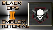Call of Duty Black Ops 2 Skull with Wings Emblem Tutorial
