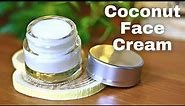 How To Make Anti Aging Coconut Cream At Home | Homemade Coconut Milk Face Serum For Wrinkles & Scars