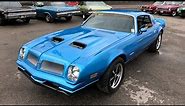 Test Drive 1976 Pontiac Formula Firebird SOLD $17,900 Maple Motors #805