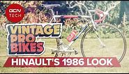 Bernard Hinault's 1986 La Vie Claire Look | GCN Tech Vintage Pro Bike
