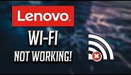 Fix Lenovo Wi-Fi Not Working in Windows 10/8/7 [2024]