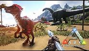 ARK: Survival Evolved - ALPHA RAPTOR & TAMING SABERTOOTH TIGERS!! (ARK Ragnarok Gameplay)