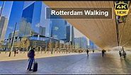 The Best of Rotterdam: City Walking in the City [4K HDR 60fps] Netherlands, PART 1.