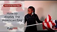How to Display the American Flag | Residential Spinning Flagpole Set | Flags USA