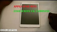 Apple Ipad Mini 32GB White UK Unboxing