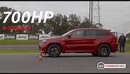 2018 Jeep Grand Cherokee Trackhawk (Hellcat) 0-100km/h, launch control, engine sound