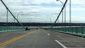 Newport (Claiborne Pell) Bridge eastbound