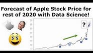 Forecast Apple stock price for 2020 and 2021