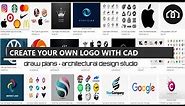 How To Draw Your Own Logo With CAD | AutoCAD | TurboCAD | Logo Design in AutoCAD | How To Use CAD