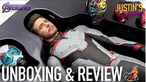 Hot Toys Iron Man / Tony Stark Team Suit Avengers Endgame Unboxing & Review