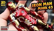 ZD TOYS Iron Man MARK 43 Unboxing e Review BR / DiegoHDM