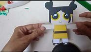 papercraft diy new jeans (powerpuff girls)