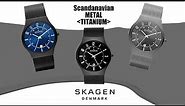 SKAGEN 233XLTMB Grenen Titanium Watch Fossil Group