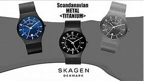 SKAGEN 233XLTMB Grenen Titanium Watch Fossil Group