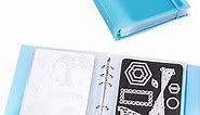 UNIMEIX Thicken 10 Pack Magnetic Sheets for Dies Storage with 10 Pocket Folder, Storage Stamp and Die Storage Pockets Die Cut Storage for Card Making Supplies(1.2 mm Thickness）