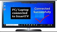 How to Screencast Windows 10 laptop to LG SmartTV wirelessly