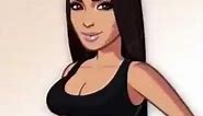 Hey Bestie Kim Kardashian Cartoon - Stan Twitter