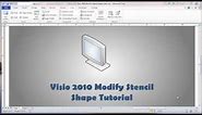 Visio 2010 Modify Stencil Shape Tutorial