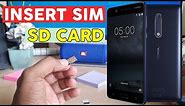 How To Insert SIM And SD Card in Nokia 3.1 Plus