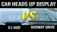 Best Car Heads Up Display? Hudway Drive Vs C1 HUD (Compared)