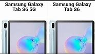 Samsung Galaxy Tab S6 5G Vs Galaxy Tab S6 - Full Specs & Price