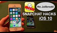 Snapchat Hacks iOS 10 - How to Install Snapchat++ Without Jailbreaking!