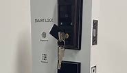 Front Door Smart Lock Set, Keyless Entry Deadbolt and Handle Set, Fingerprint Electronic Door Lock, via Bluetooth App/WiFi(Need Gateway) Control, Oil Rubbed Bronze