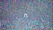Hemway Glitter Paint Additive Sample - Silver Holographic - Mix with Emulsion Water Based Paints Wall Ceiling Glitter Paint - 10g / 0.35oz