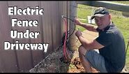 How to Install Electric Fence Underground