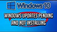 How to Fix a Windows Update Pending Install [Solved] 2024