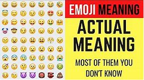 Emoji Meaning - Learn When to Use Which Emoji | All Emoji Meaning