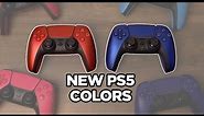 NEW PS5 Controller Colours Cobalt Blue + Volcanic Red - What's Different? | Deep Earth