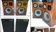 1970's JVC SK-77 3 Way Wooden Floor Speakers (170W, 8 Ohms)