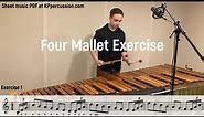 Marimba Exercise: Four Mallet Warm Up (1)