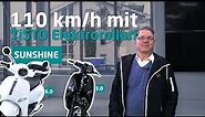 Elektroroller mit 110km/h! 😮🤯 (und 150 km Reichweite)