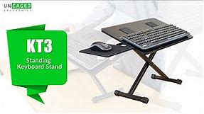 KT3 Overview - adjustable computer keyboard stand for standing raise keyboards to standing height