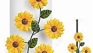 Sunflower Paper Towel Holder - Sunflower Kitchen Decor and Accessories Yellow Farmhouse Countertop Cute Country Stuff Vintage Home Decoration Black Metal Rustic Kitchen Counter Decor Housewarming Gift