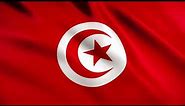 Tunisia Flag Waving | Tunisian Flag Waving | Tunisia Flag Screen