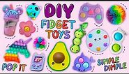 16 DIY EASY FIDGET TOY IDEAS #fidgettoys