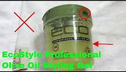 ✅ How To Use EcoStyle Professional Olive Oil Styling Gel Review