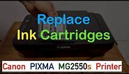 Canon PIXMA MG2550s Ink Cartridge Replacement, review !!