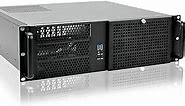 RackChoice 3u Rackmount Server Chassis MATX/Mini-ITX 3x5.25 Support ATX PSU with Either top or Side Cooling