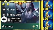 " How Much Heal Per Cast!!! Aatrox ⭐⭐⭐ 8 Bruiser With Heavy Hitters Augment | TFT SET 11