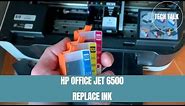 How to Replace the Ink Cartridges In your HP Office Jet 6500 Printer